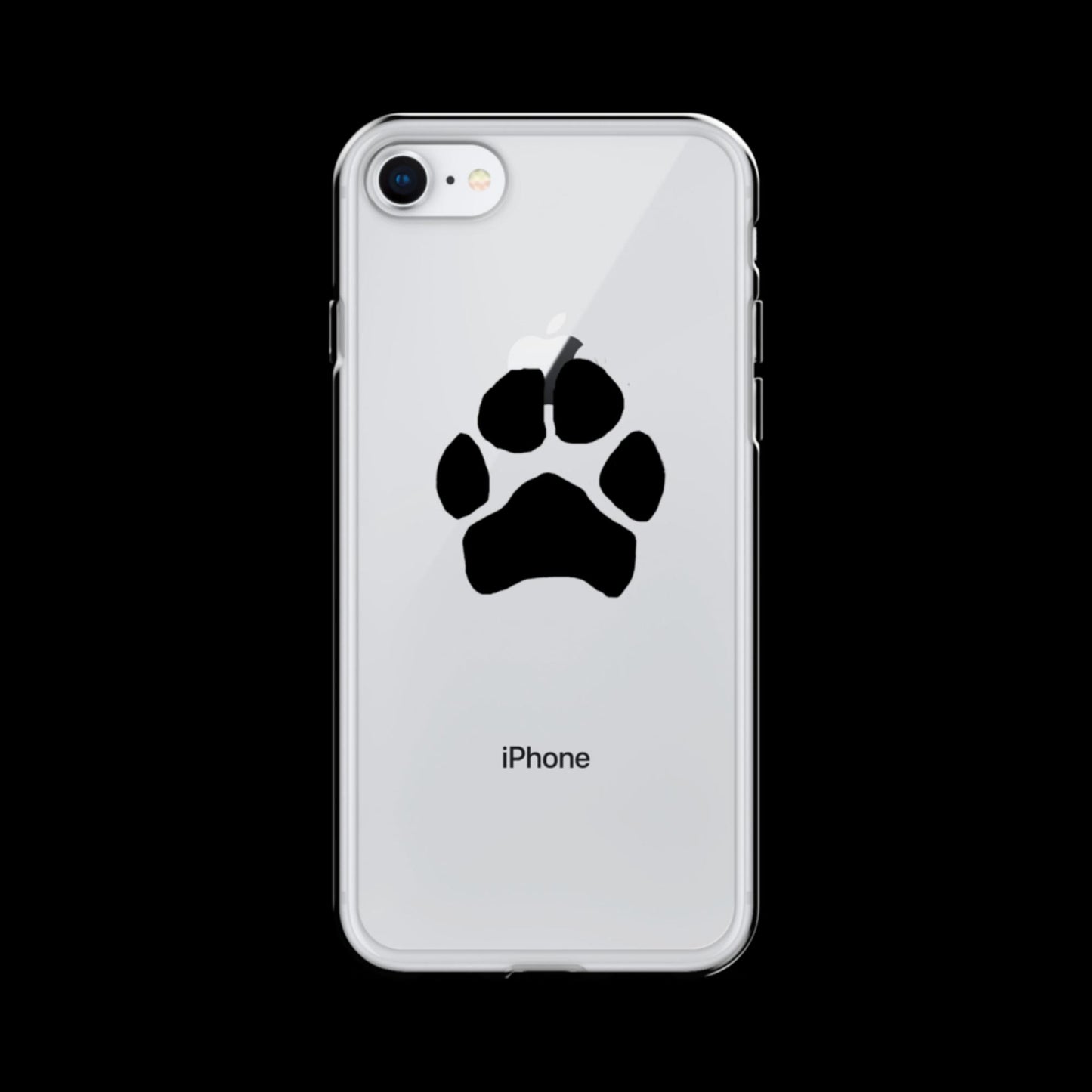 Personalized Paw Print iPhone Case