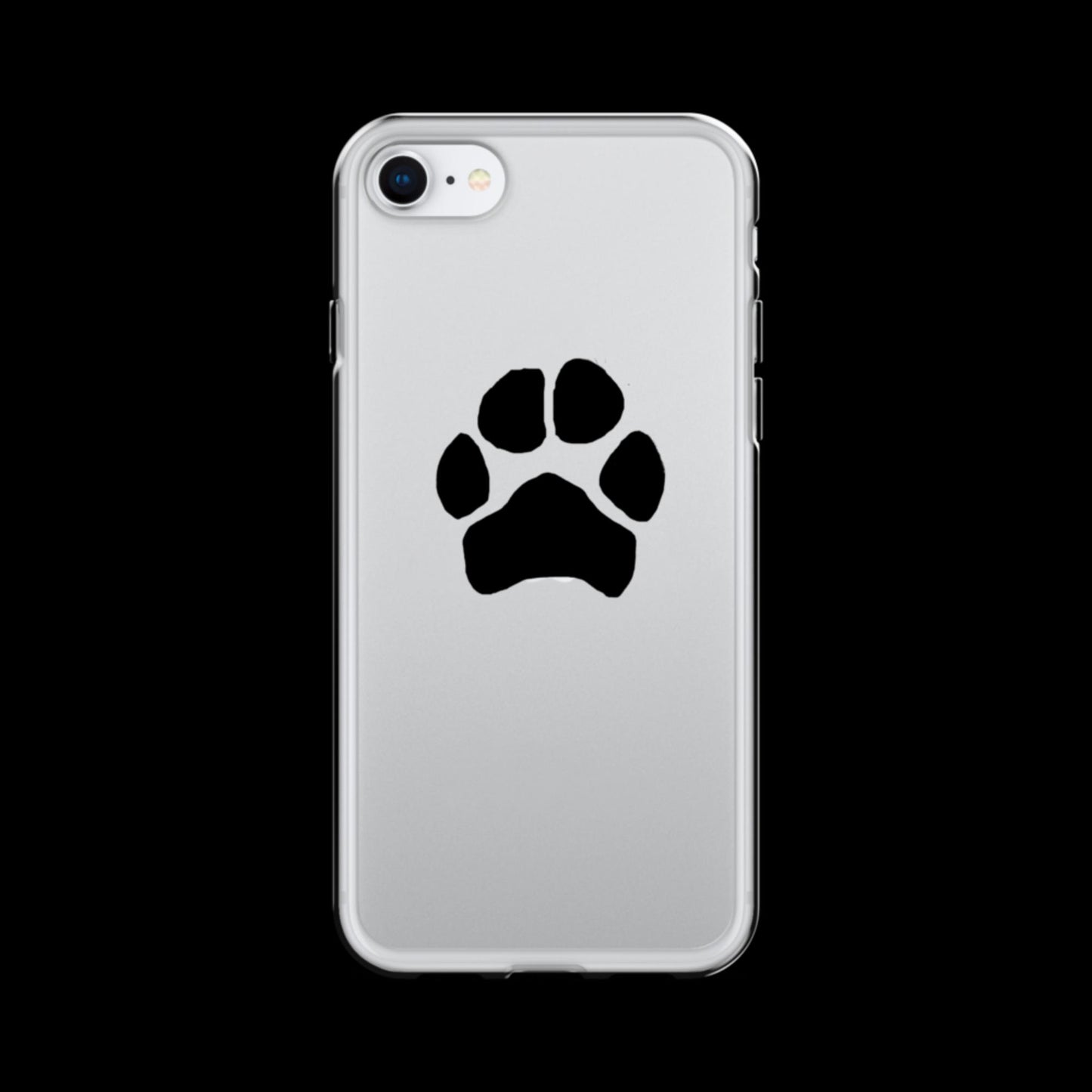 Personalized Paw Print iPhone Case