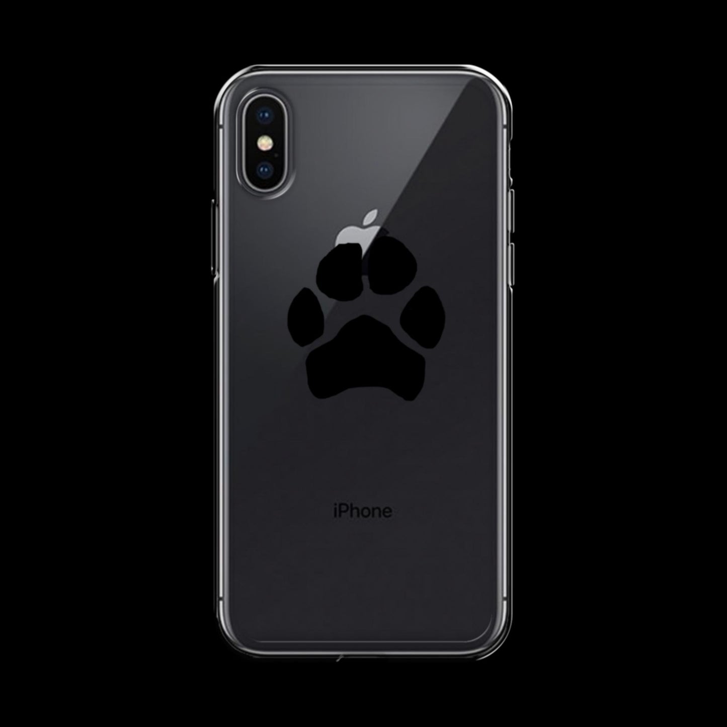 Personalized Paw Print iPhone Case