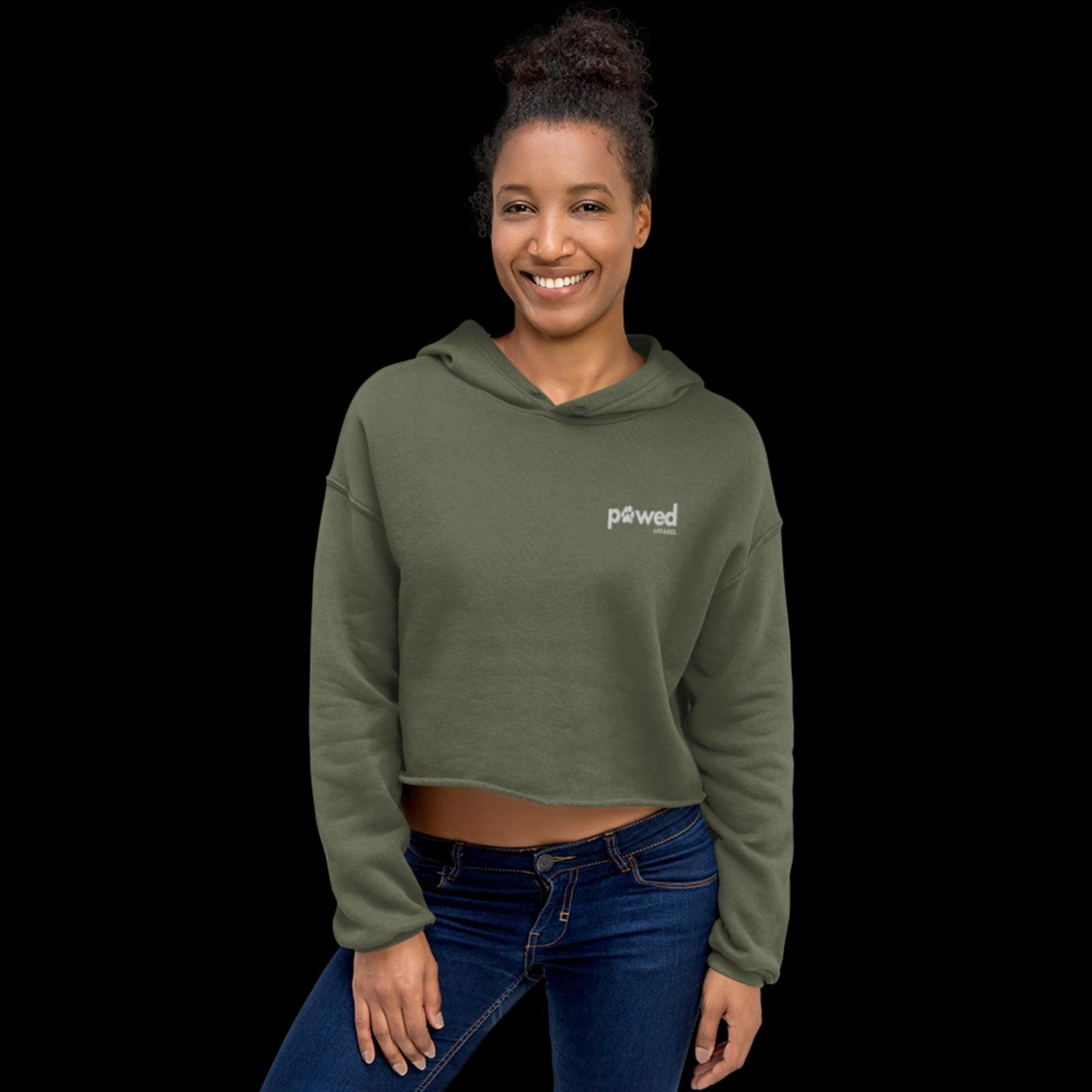 Pawed Apparel Crop Hoodie