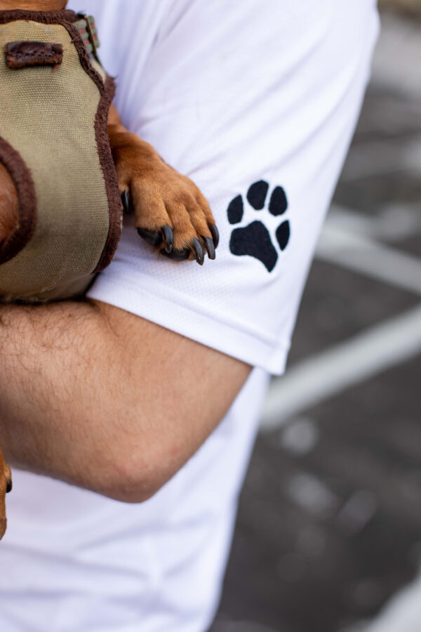 Customized Paw Print Golf Polo - Image 2
